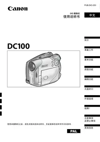 CANON佳能DC100
