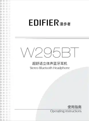 Edifier漫步者W295BT