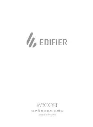 Edifier漫步者W300BT