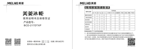 meiling美菱BCD-217DTXP