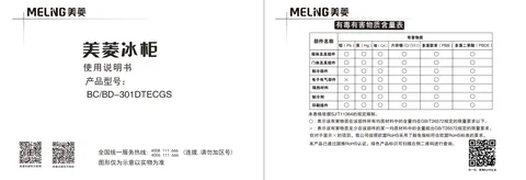 meiling美菱BC_BD-301DTECGS