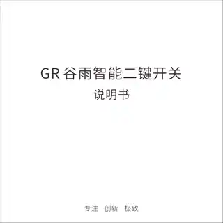 GR谷雨智能二键开关