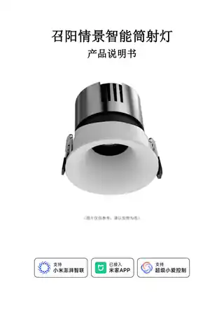 召阳情景智能筒射灯