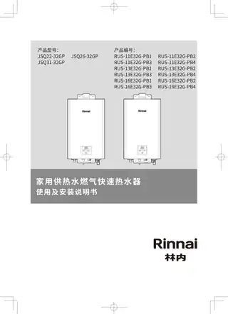 rinnai林内JSQ26-32GP