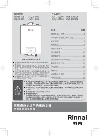 rinnai林内JSQ26-C06