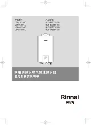 rinnai林内JSQ31-55GC