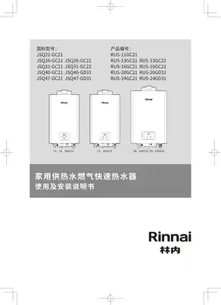 rinnai林内JSQ31-GD32