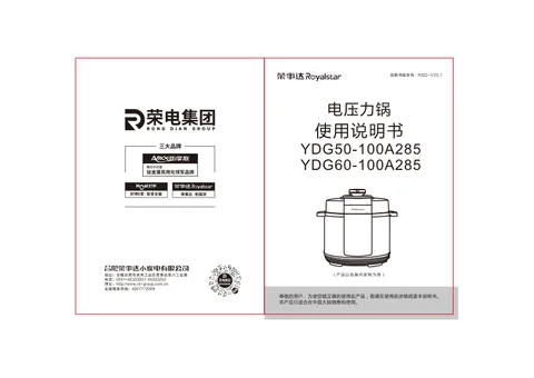 Royalstar荣事达YDG50_YDG60-100A285