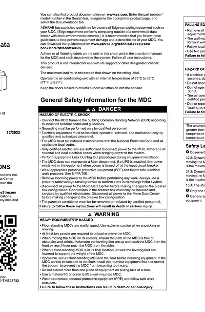 schneider施耐德重要的安全指示