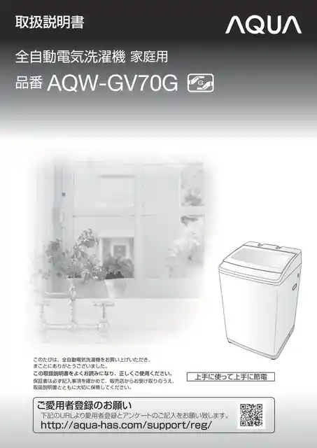 AQUAアクアAQW-GV70G