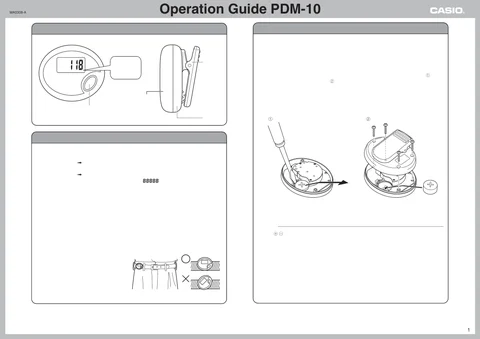 casioカシオPDM-10