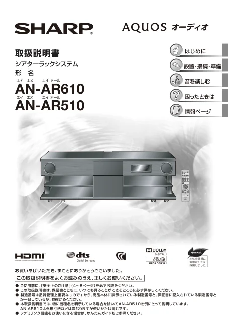 sharpシャープAN-AR610