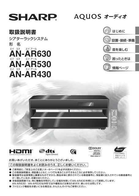 sharpシャープAN-AR630