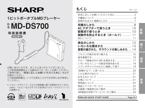 sharpシャープMD-DS700