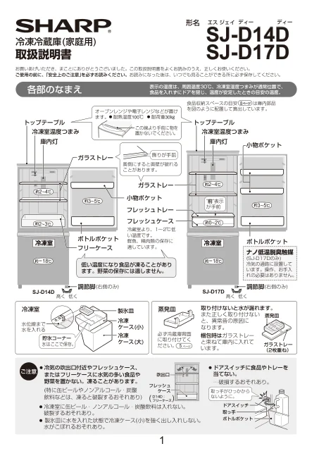 sharpシャープSJ-D17D