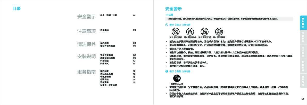 Midea美的WAH400-01说明书