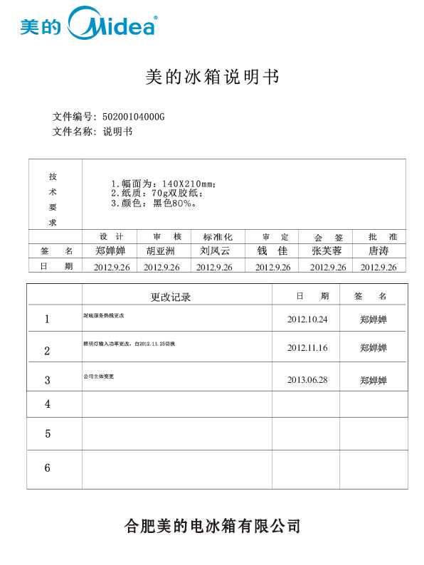 Midea美的BC-90M(E)说明书