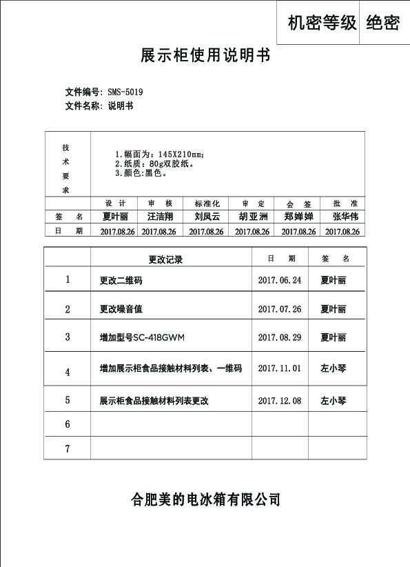 Midea美的SC-416GWM说明书